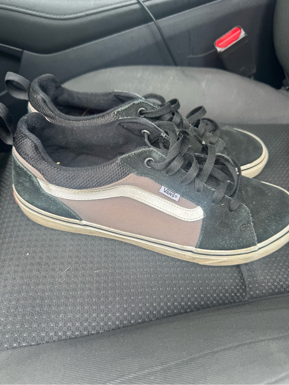 Vans Black and Brown Old Skool Low-Top Sneakers